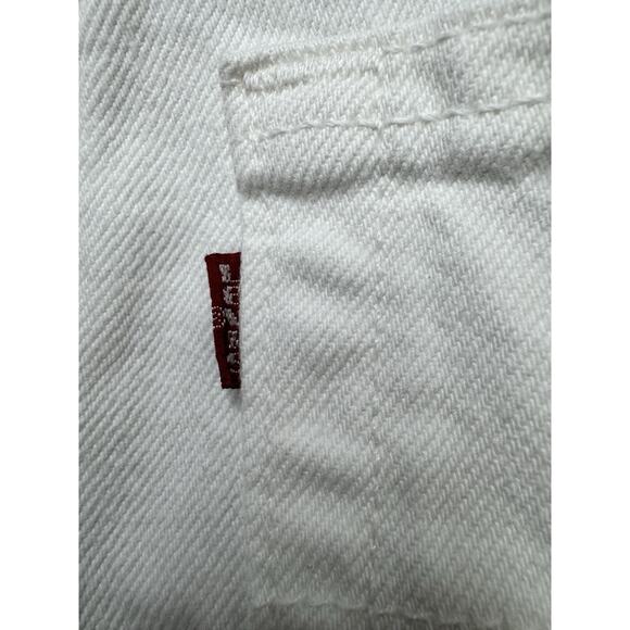 Vintage ‘94 Levi's 512 Jeans Womens 7 White Slim Fit Tapered Leg 90s Made in USA - Picture 16 of 16